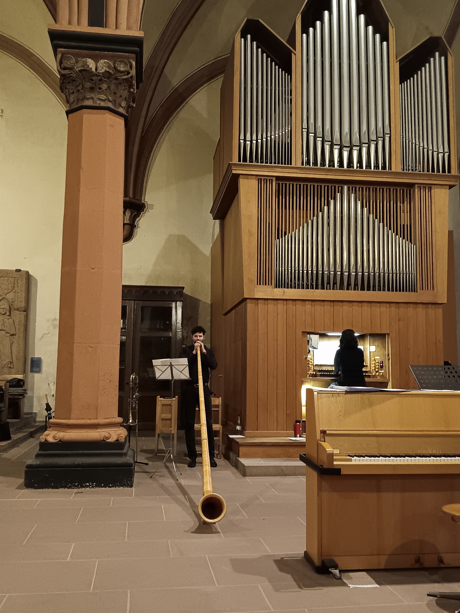 Alphorn und Orgel 