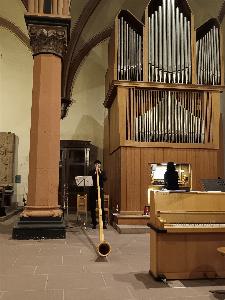 Alphorn und Orgel 